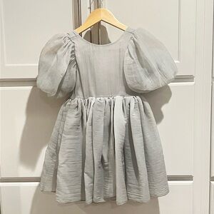 Elegant Gray Kids Dress